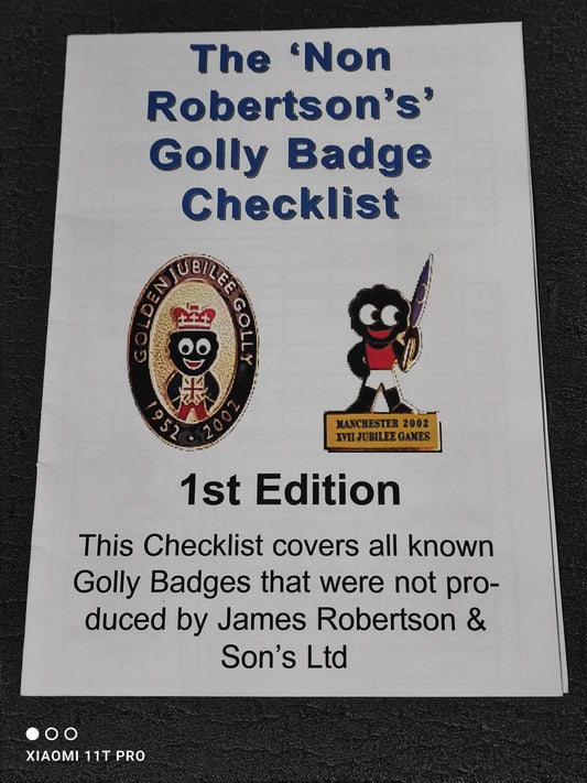 The Non Robertsons Golly Badge Checklist 1st Edition