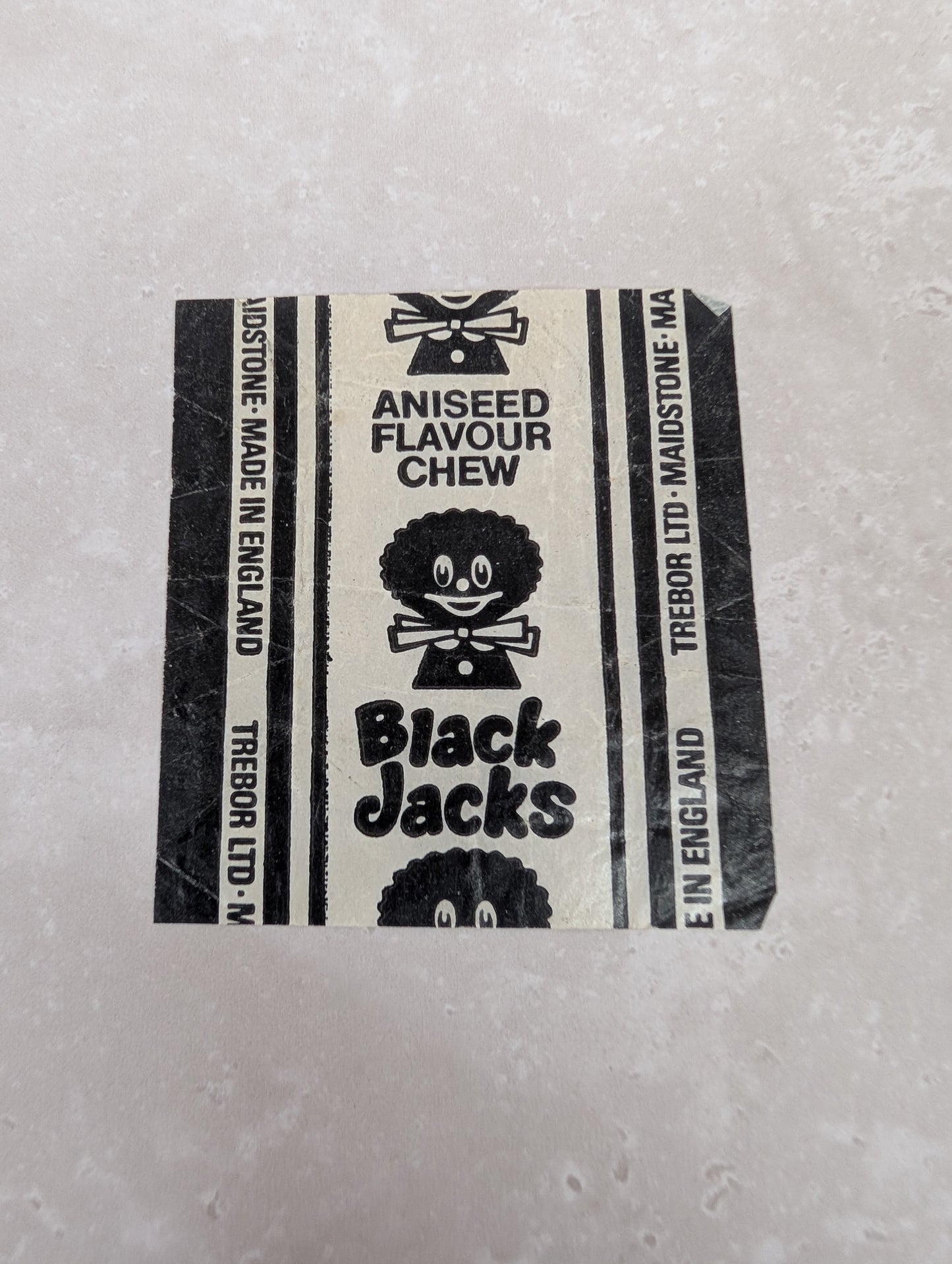 Trebor Black Jacks Wrapper