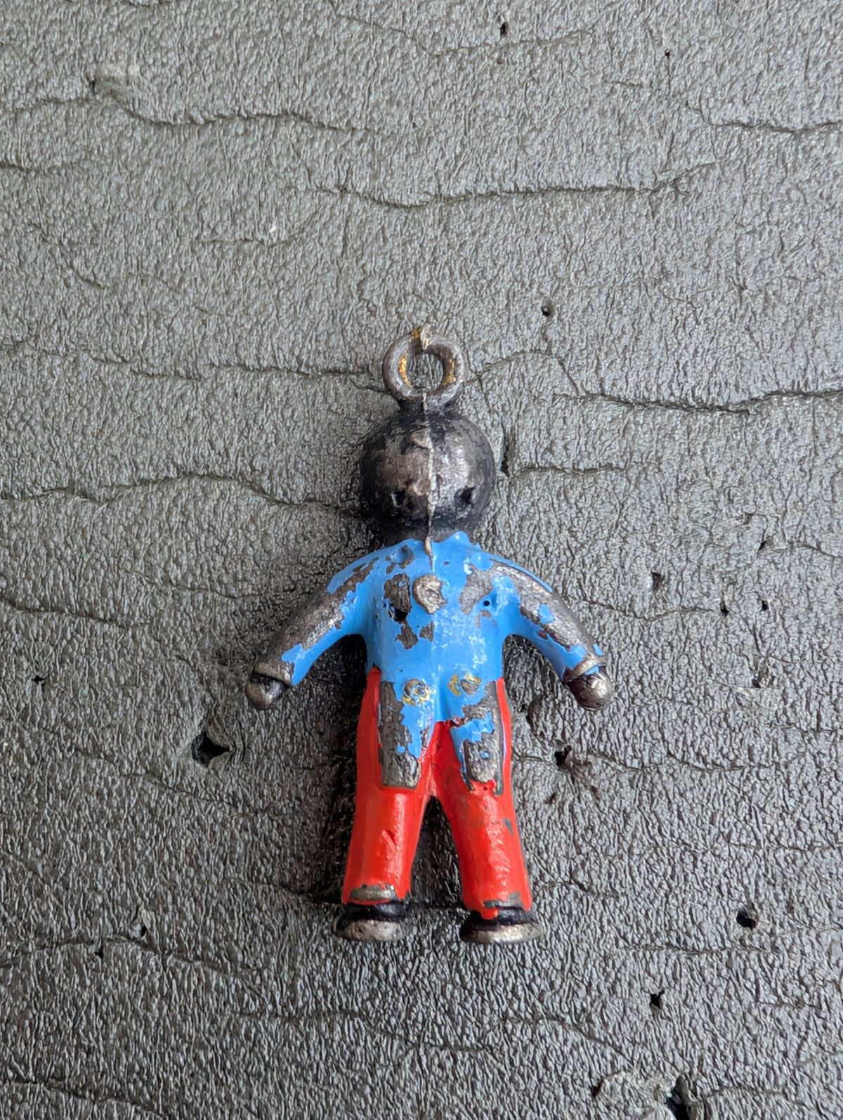 Vintage Cold Bronze Golly Pendant