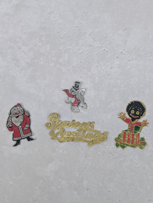 Vintage Paper Cake Decorations