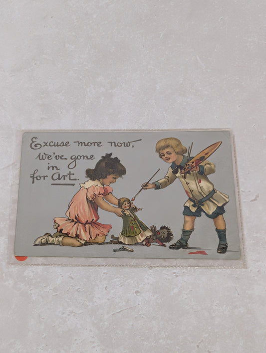 Vintage Postcard feat Golly