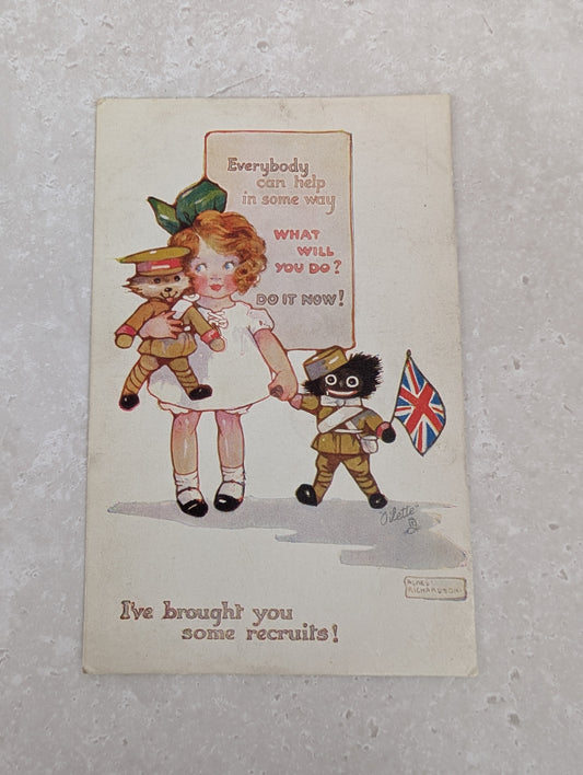 What Will You Do Postcard by Agnes Richardson