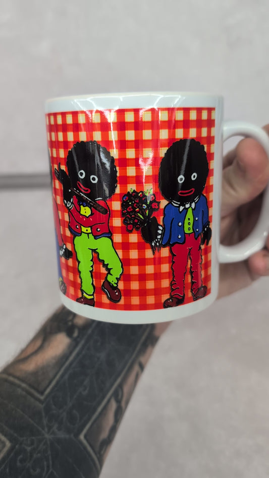 Different Golly Characters on Mug Brand New Boxed