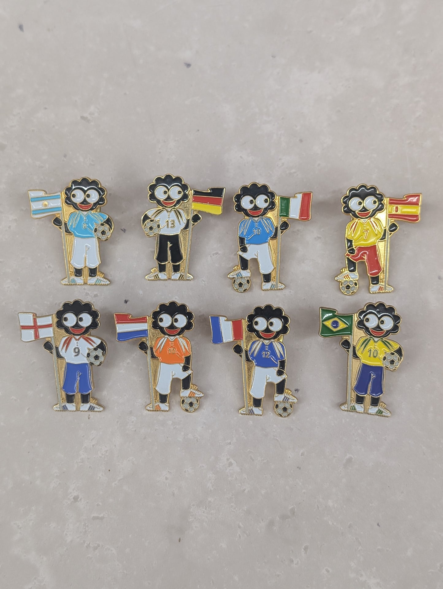 World Cup Winners Set of 8 Badges by Vadok
