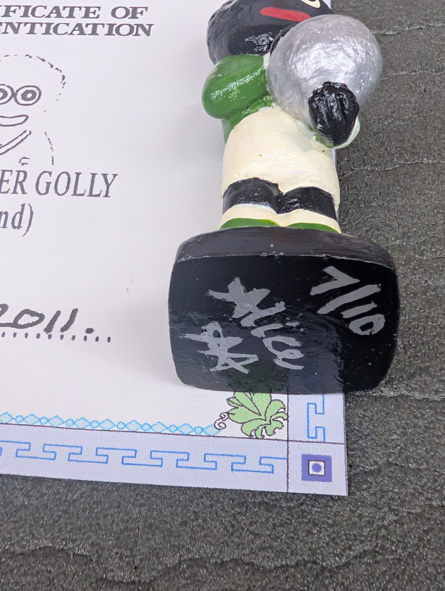 Alice Abba Ireland Footballer Golly 7/10 Signed with Cert