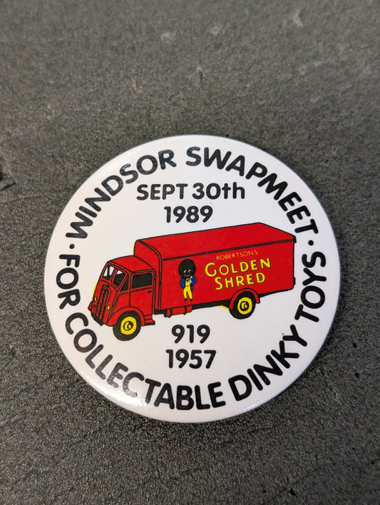 Windsor Swapmeet Dinky Van Badge