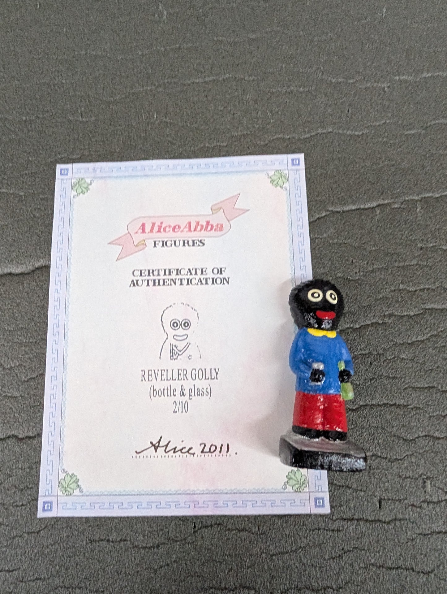 Alice Abba Reveller Golly 2/10 Signed with Cert