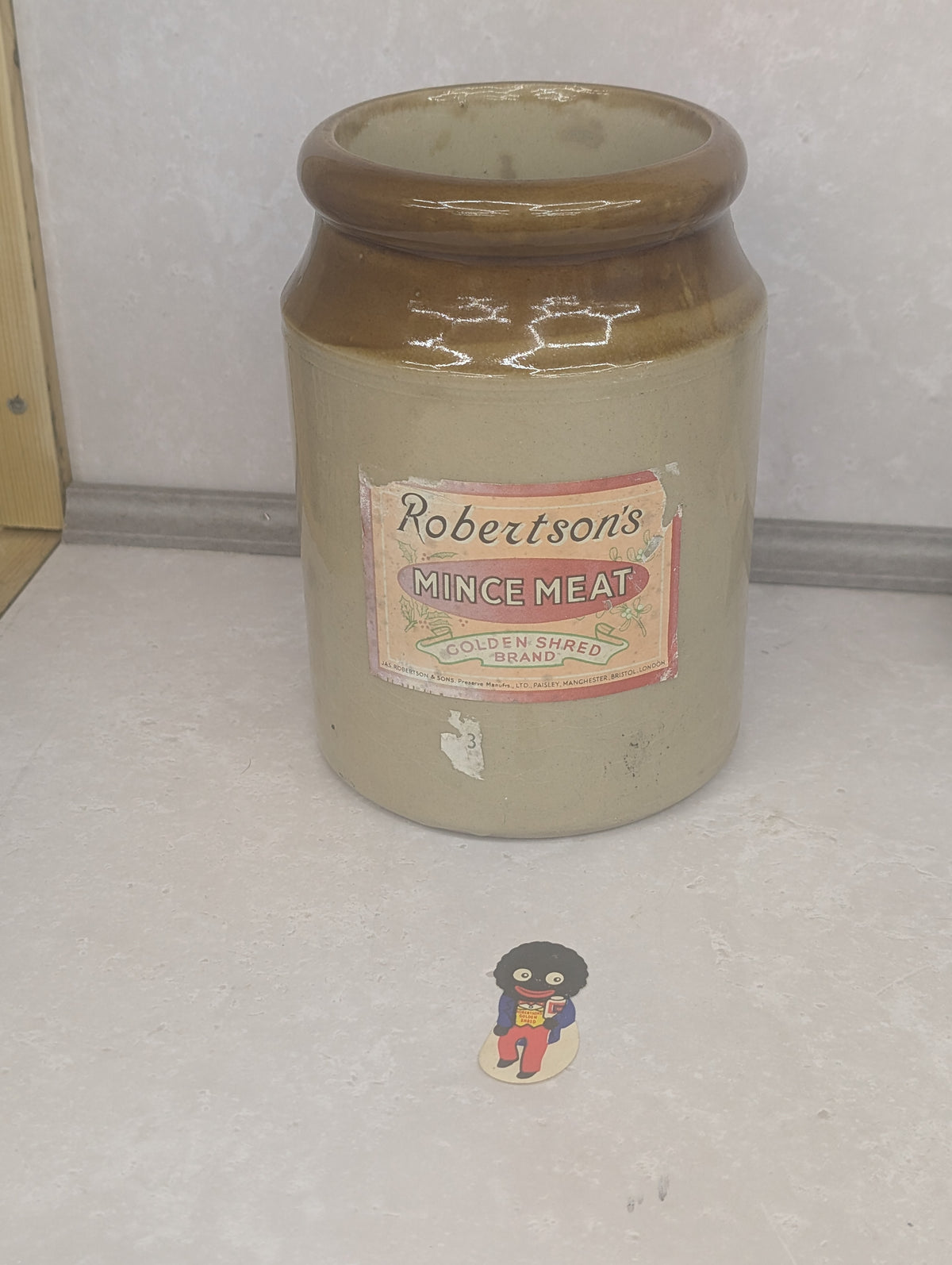 Robertsons Large Jam Pot with Token
