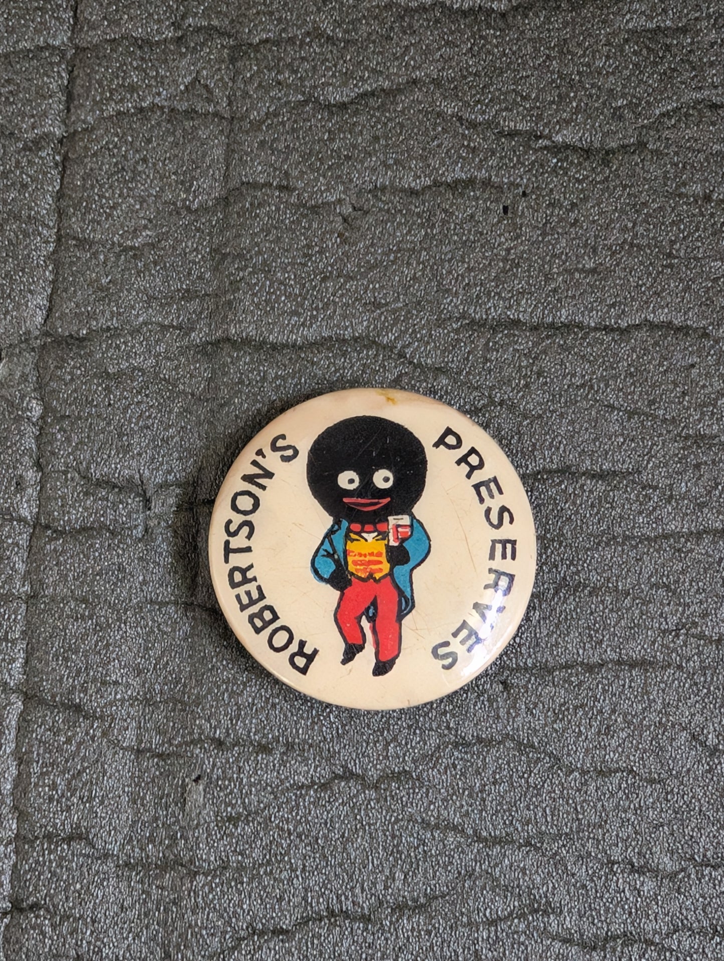 Robertsons Preserves Tin Button Badge