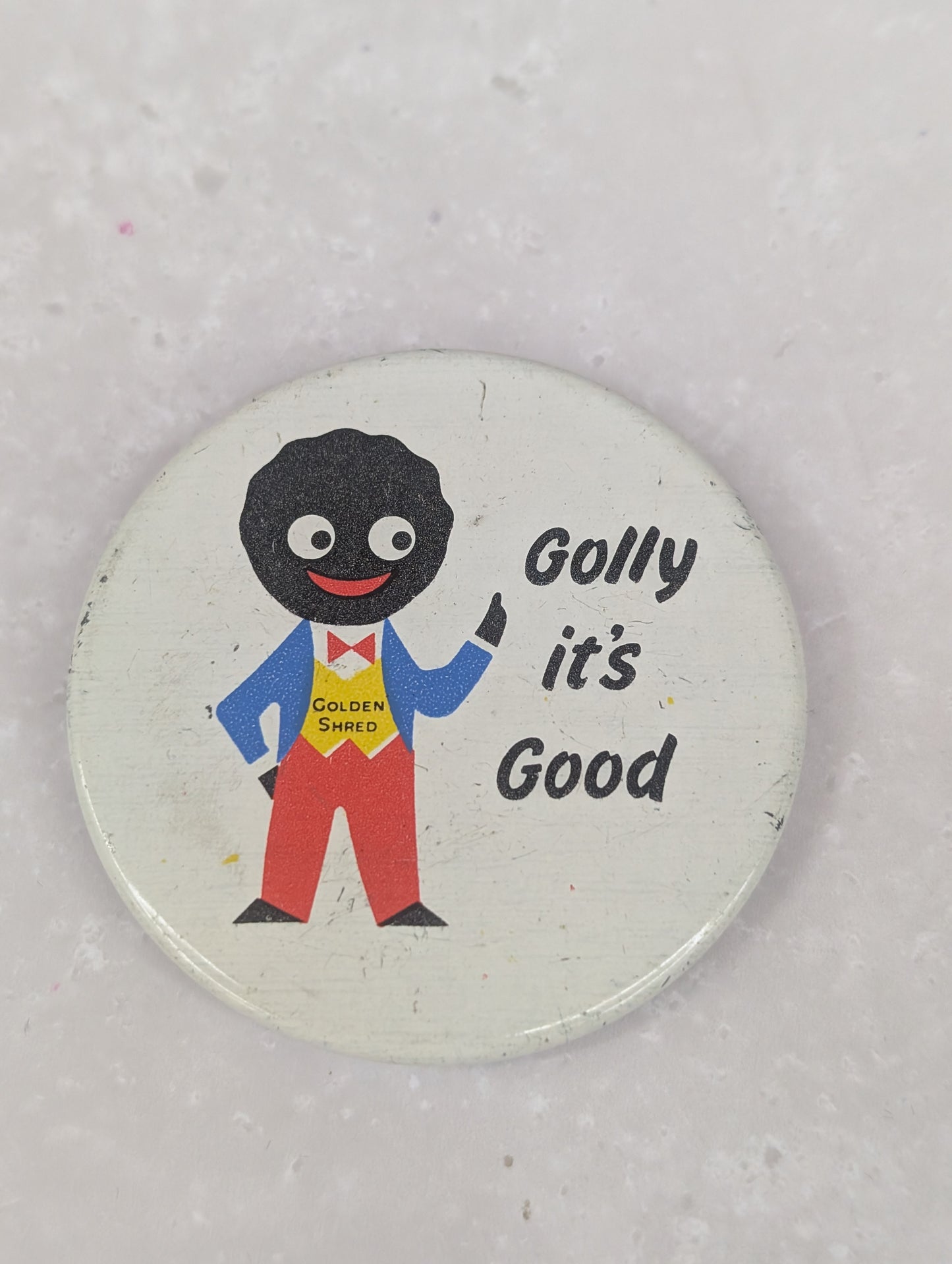 Golly it's Good Button Badge