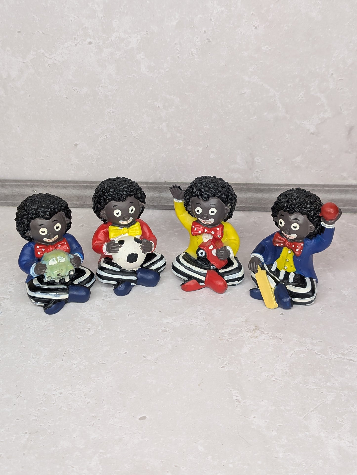 Set of 4 Golly Figures