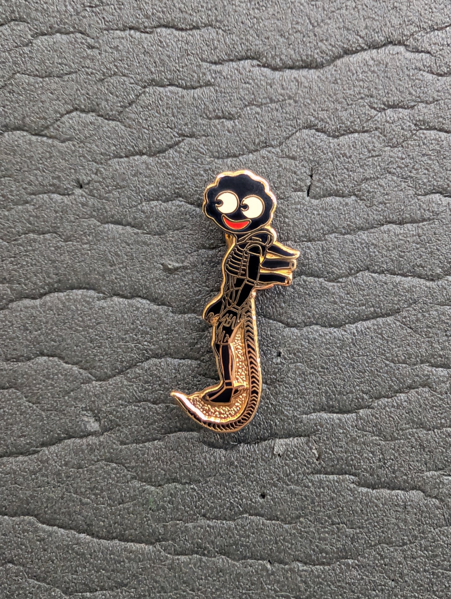 Golly Seahorse Skeleton? Badge