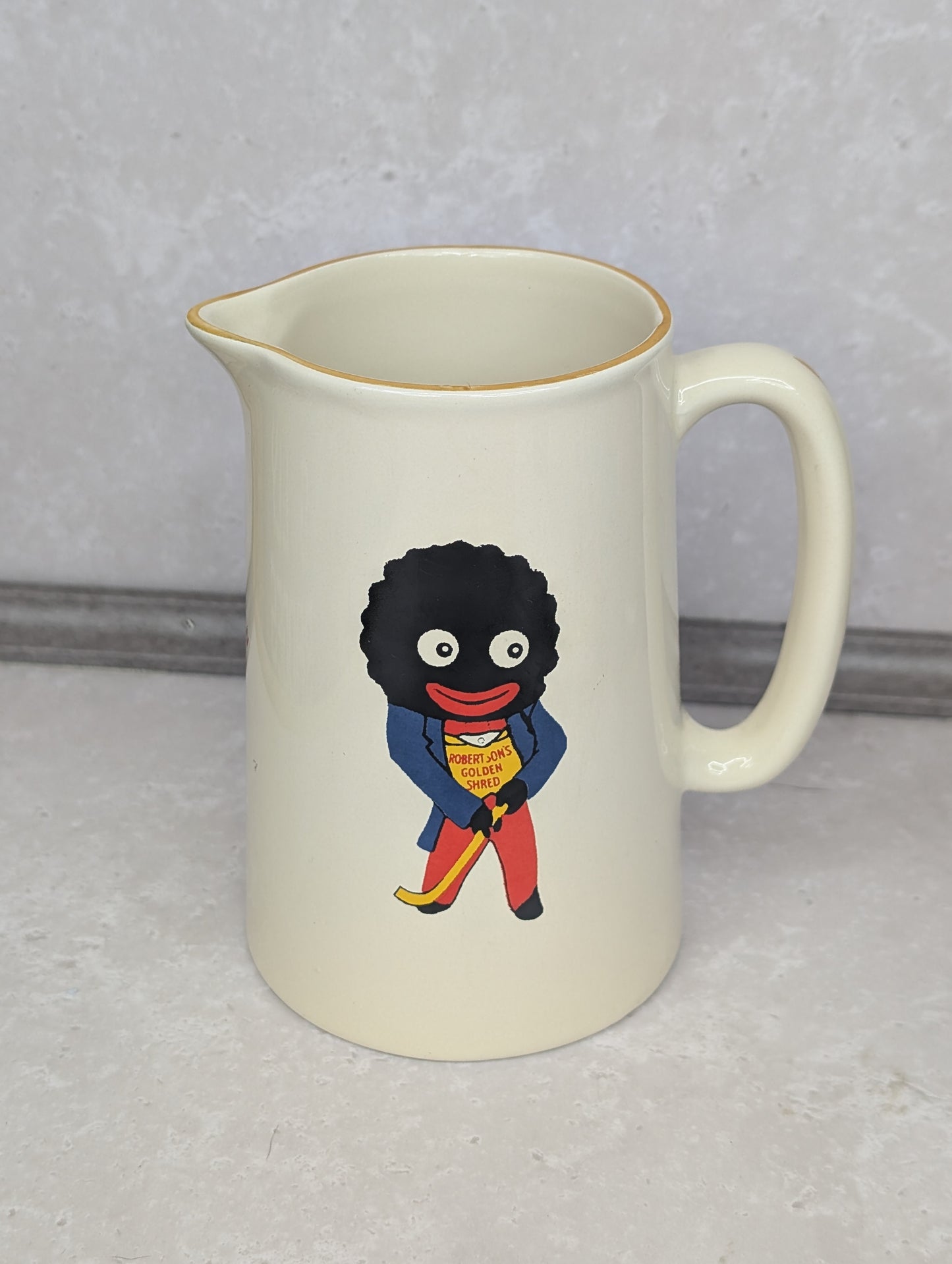 Large Hockey Player Jug