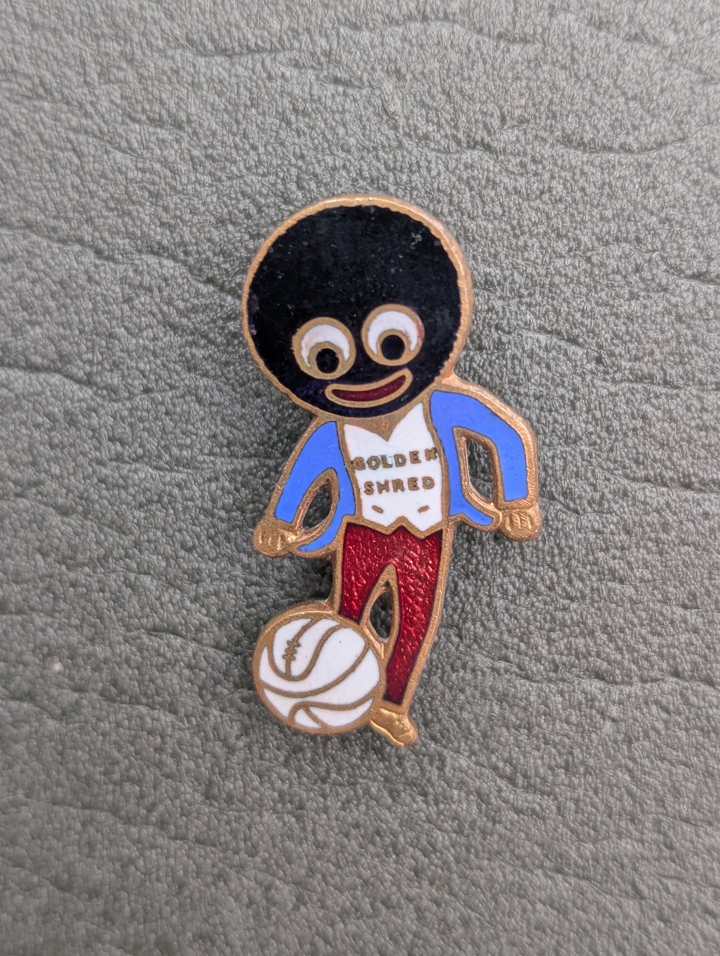 1950s Robertsons Footballer White Ball - Down Eyes by Miller Type ll