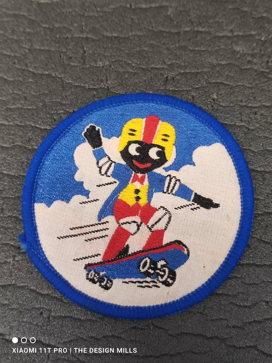 1970s Skateboarder Patch