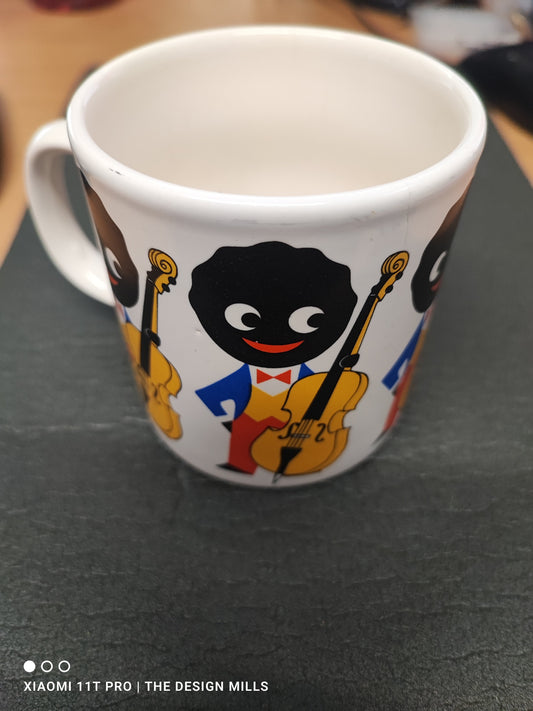 1980s Double Bassist Mug by Silver Crane