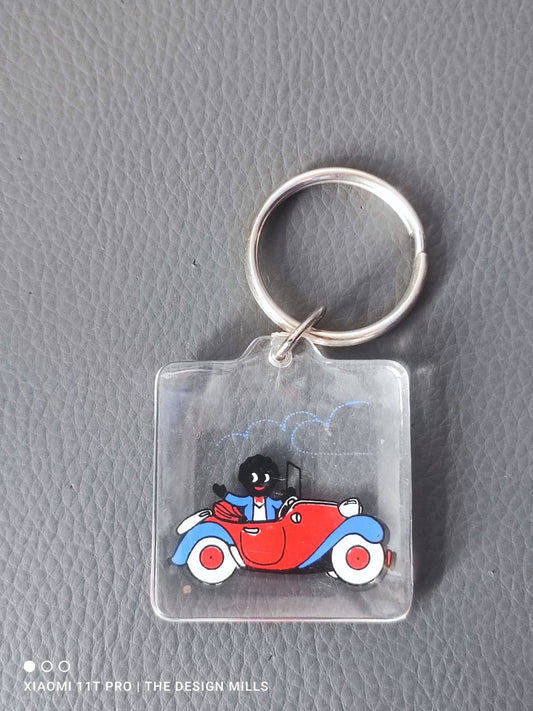 1980s Golly in Car Keyring image - GollyBadges.com