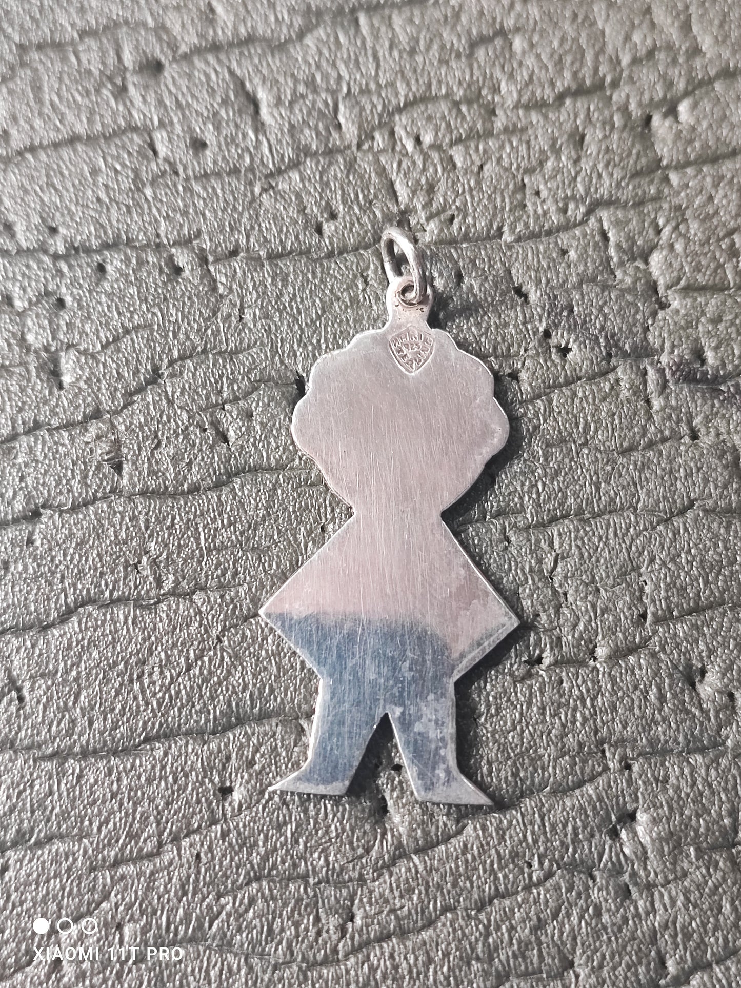 80s Standard Sterling Silver Pendant P6 39mm