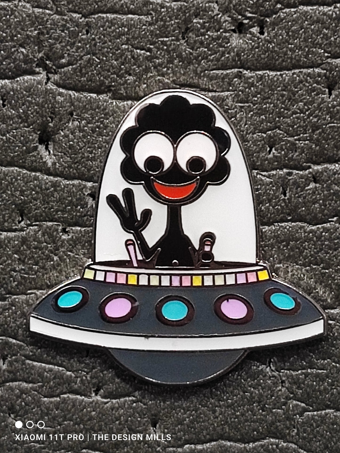 Alien in Grey Spaceship