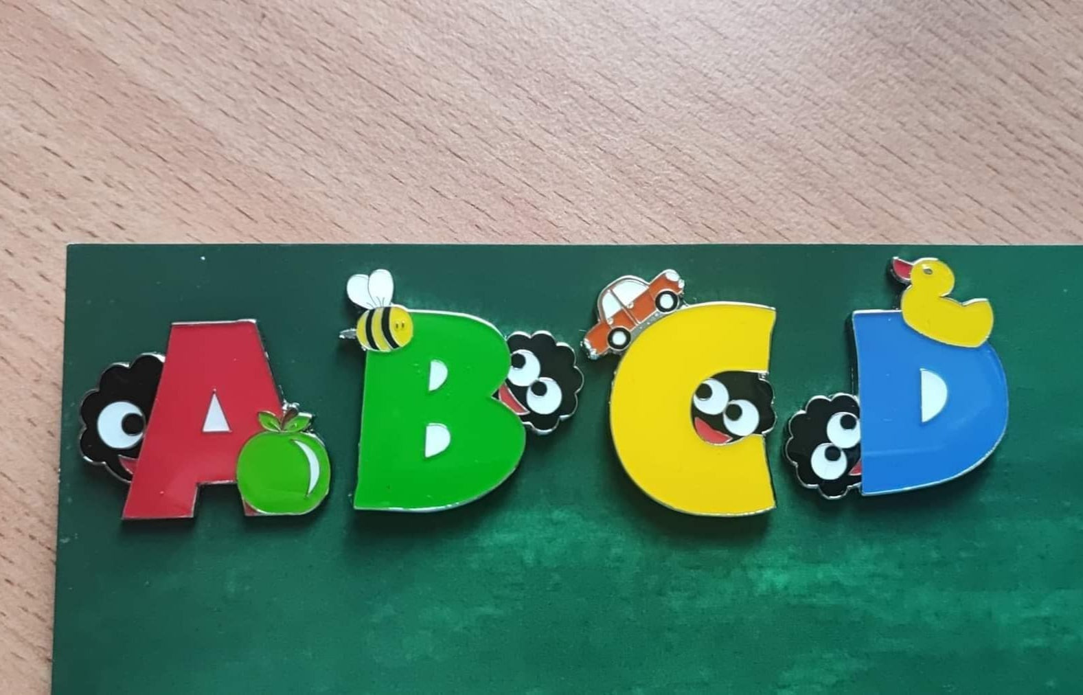 Alphabet Badges ABCD - ONGOING SET. image - GollyBadges.com