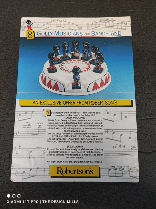 Carltonware Bandstand and Figures Leaflet