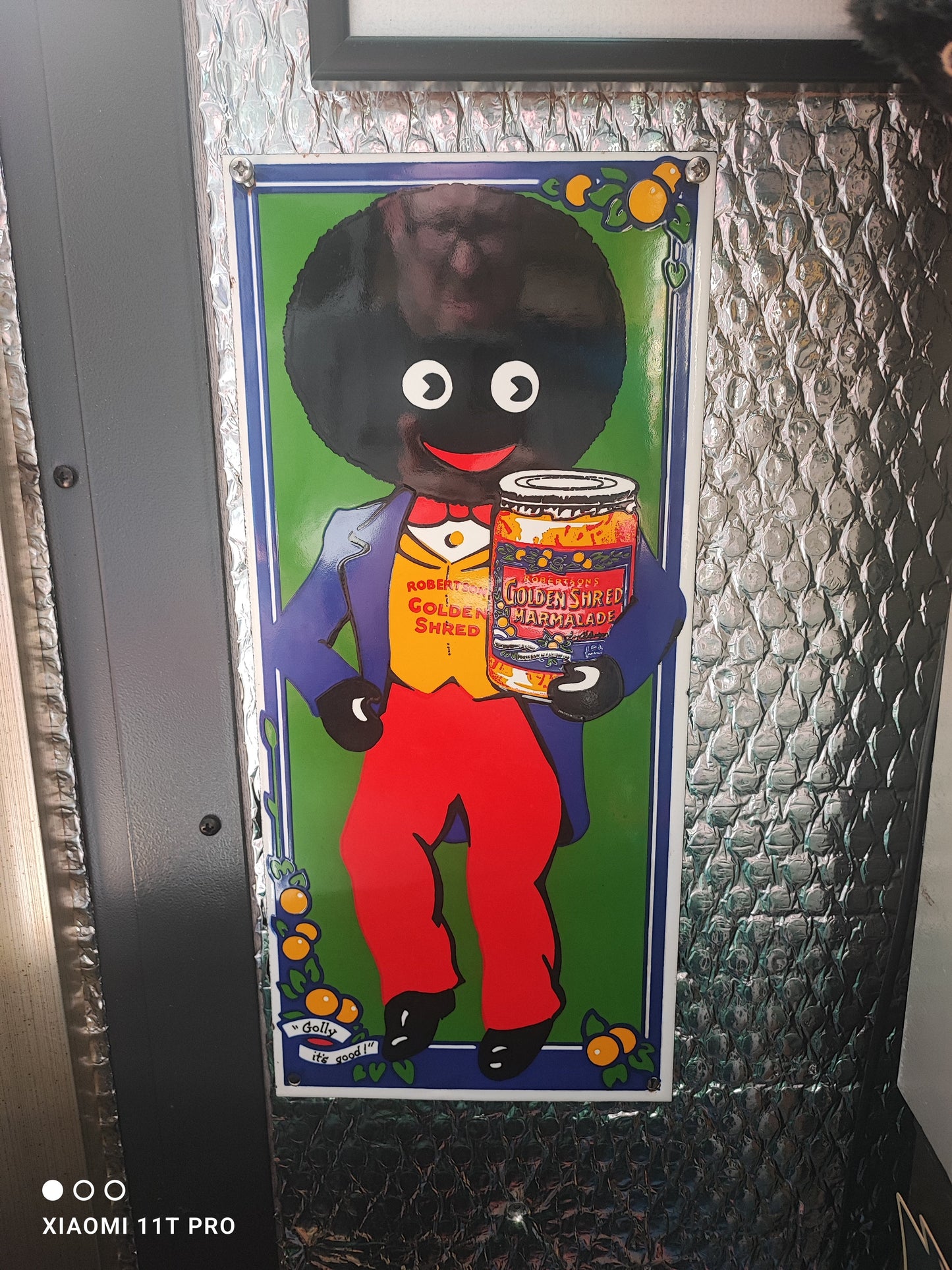 Enamel Sign