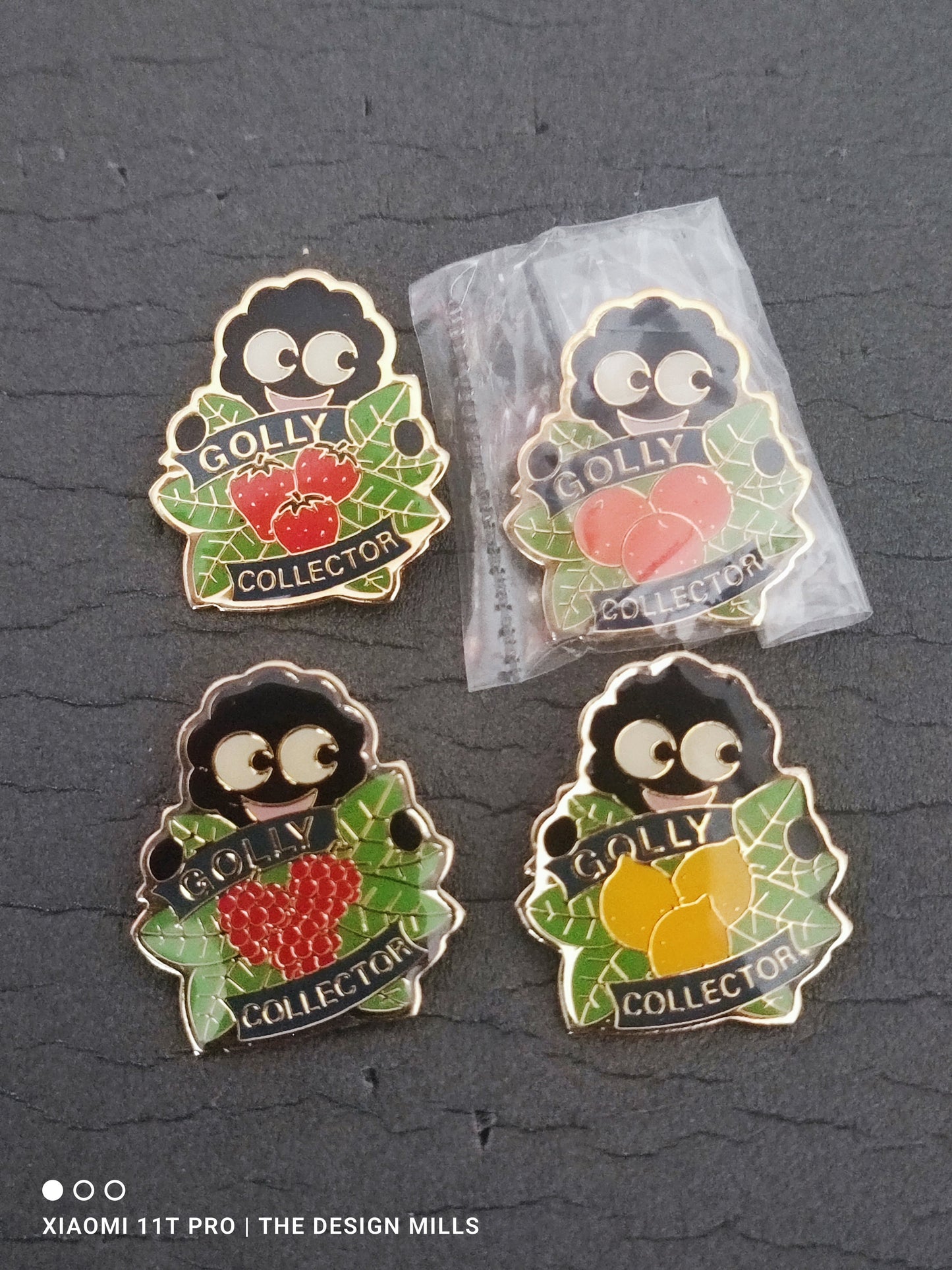 Fruit Badges Set of 4