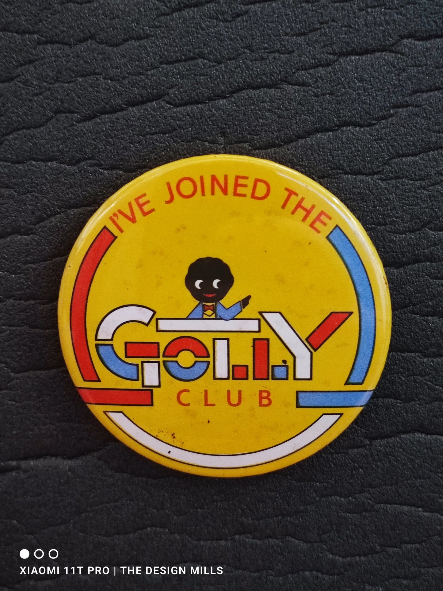 Golly Club Button Badge