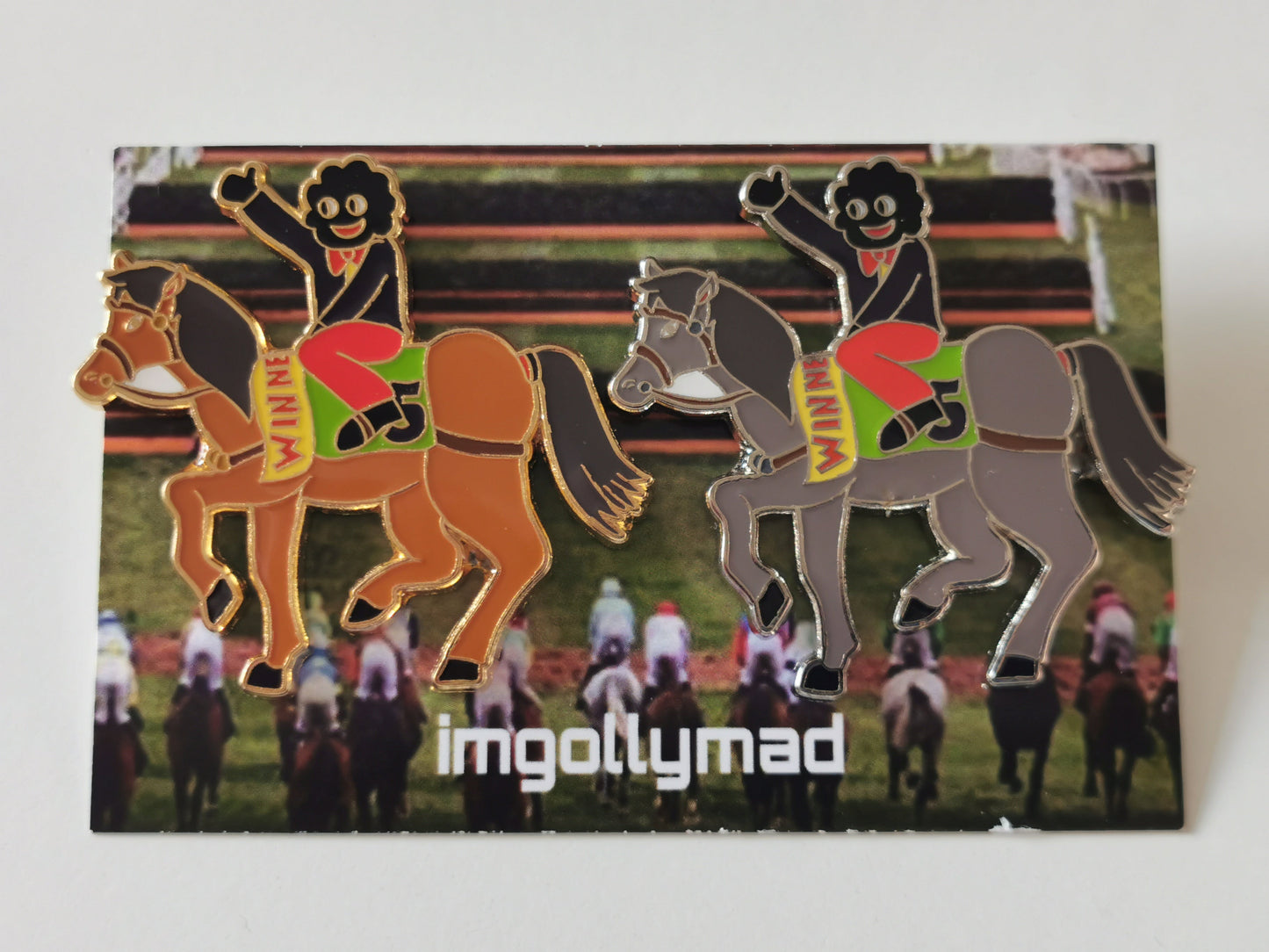 Grand National Pair of Badges image - GollyBadges.com