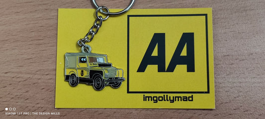 Land Rover AA Special Keyring image - GollyBadges.com