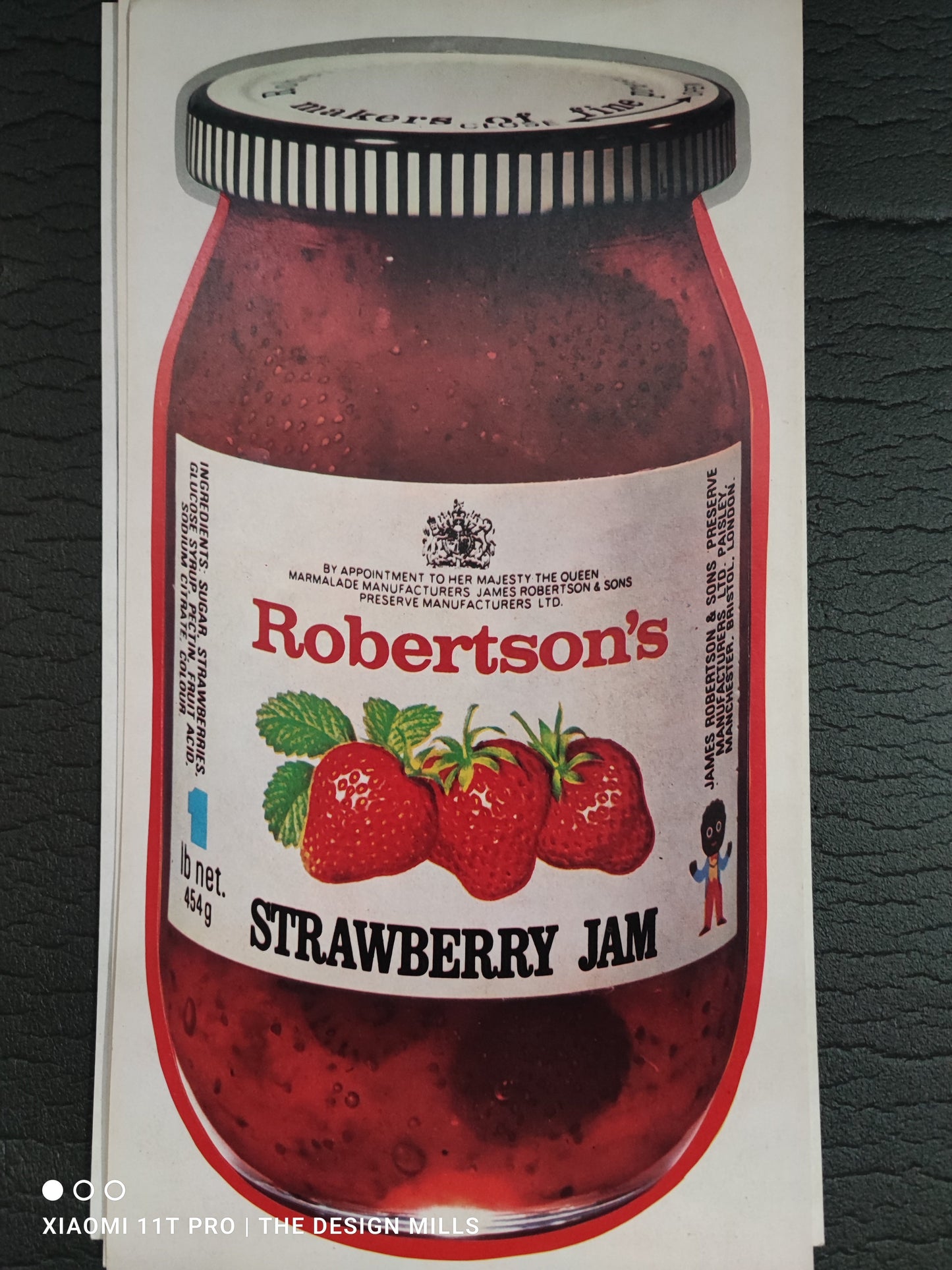 Large Strawberry Jam Sticker