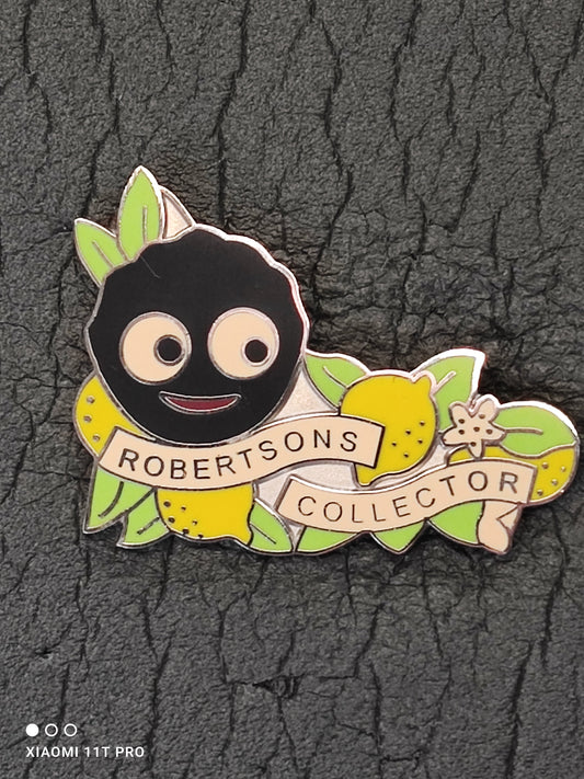 Lemon with White Scroll