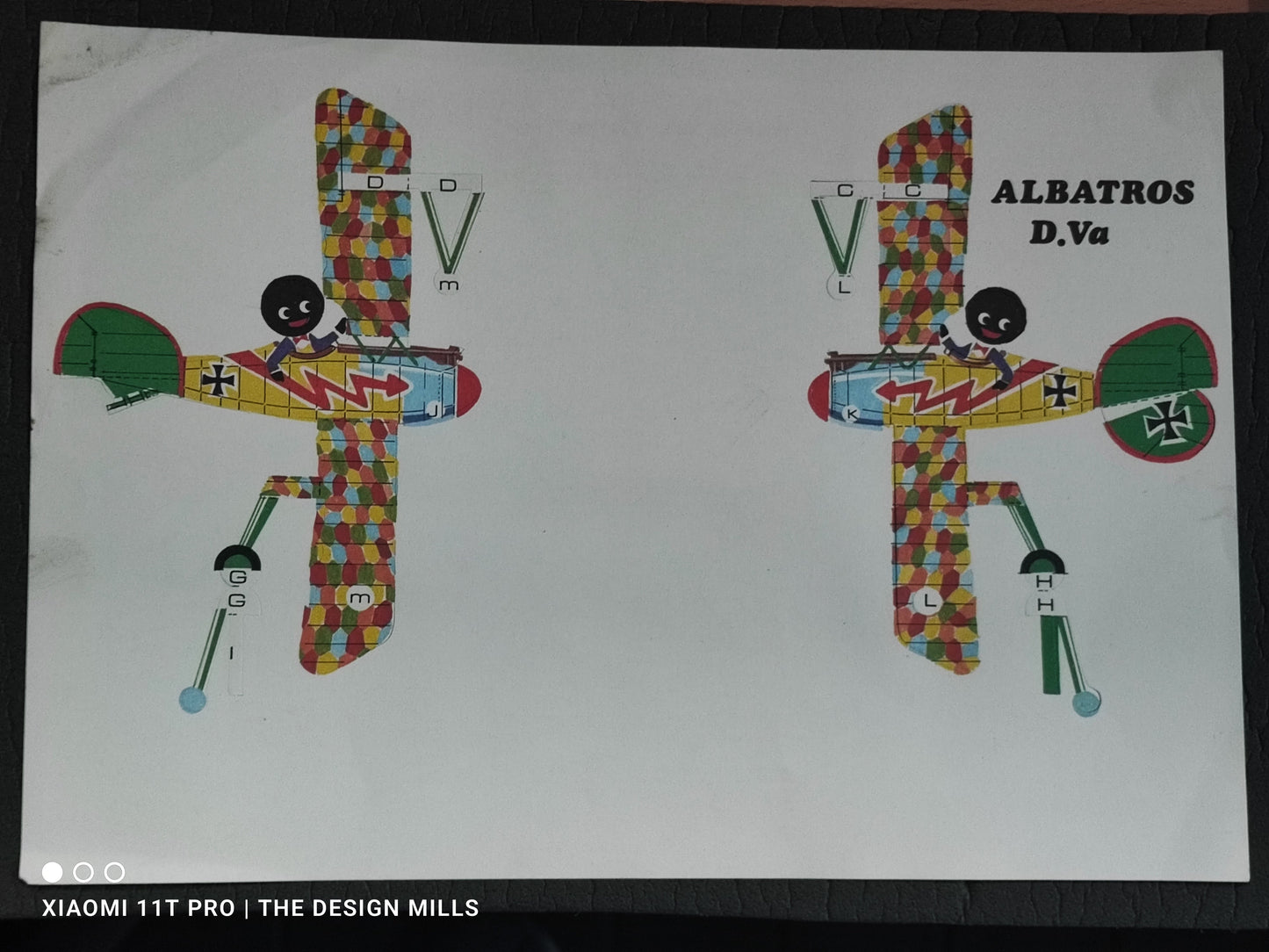 Make your own Golly Paper Aeroplane