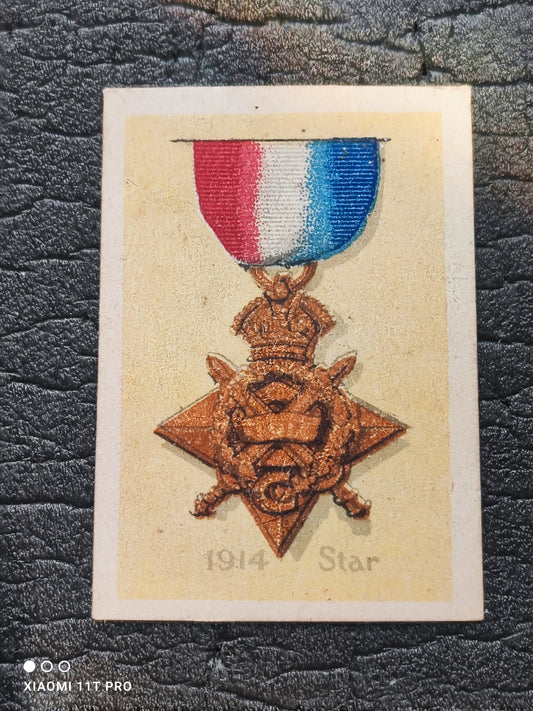 Medal Card - 1914 Star