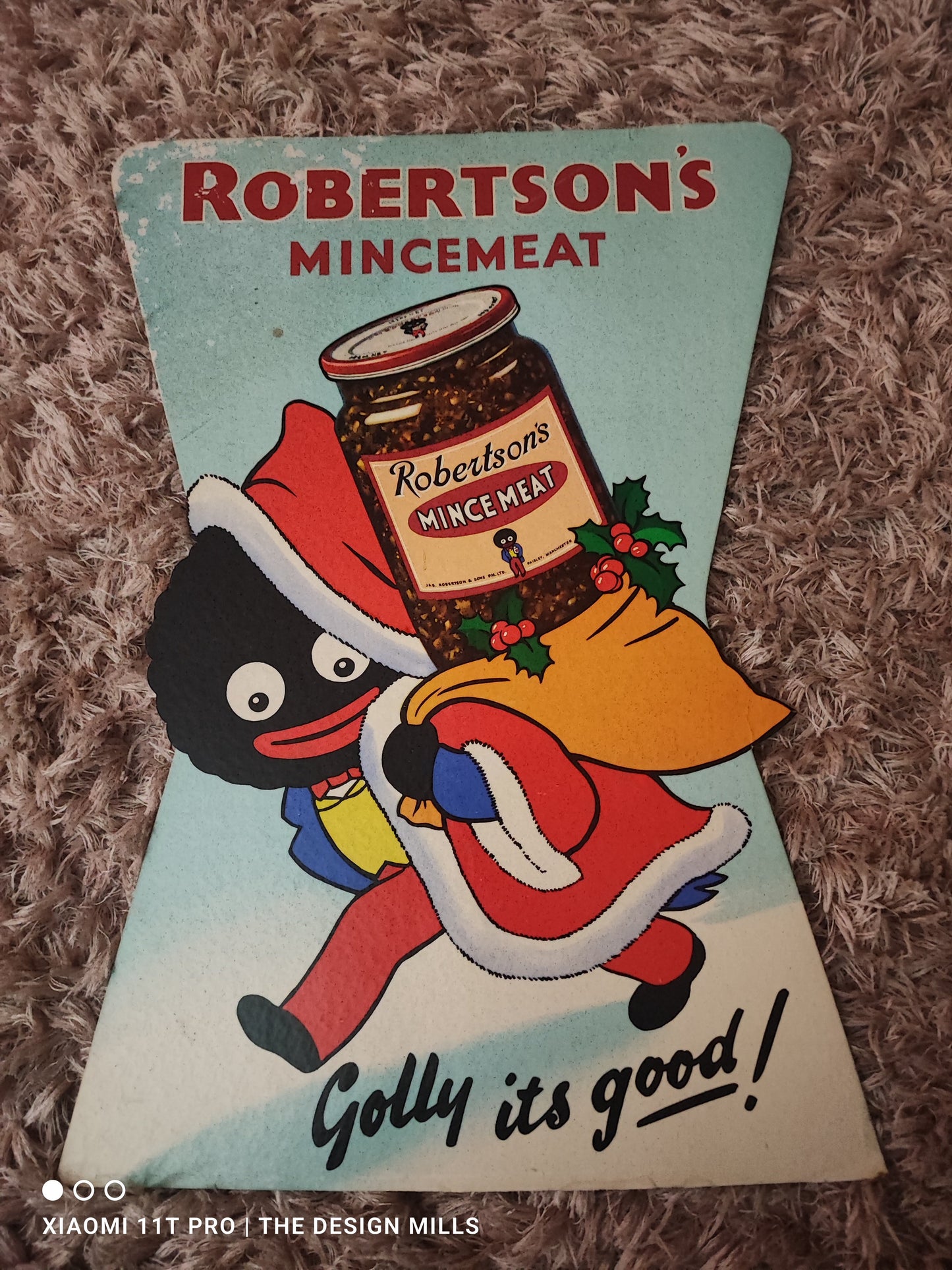 Mincemeat Santa Showcard
