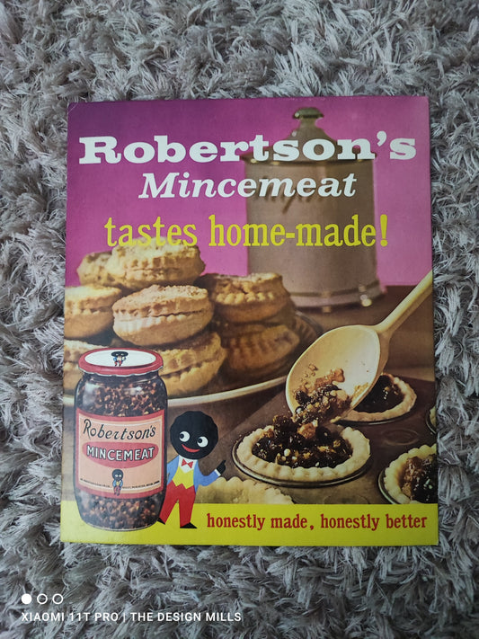 Mincemeat Tastes Homemade Showcard 9.5”W x 11.5”H
