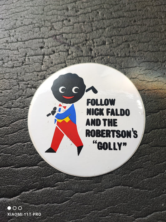 Nick Faldo Golly Sticker