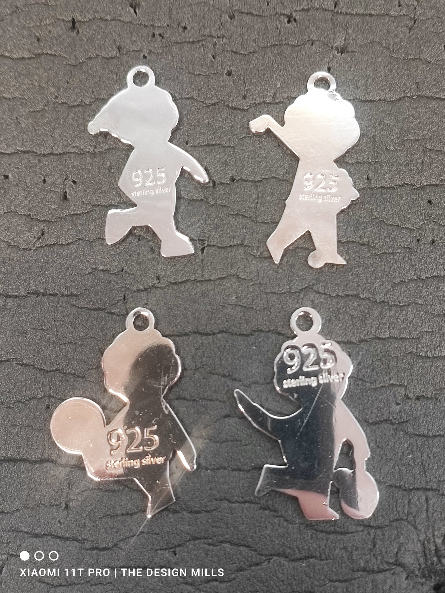 Non Robertsons Set of 4 Sterling Silver Pendants