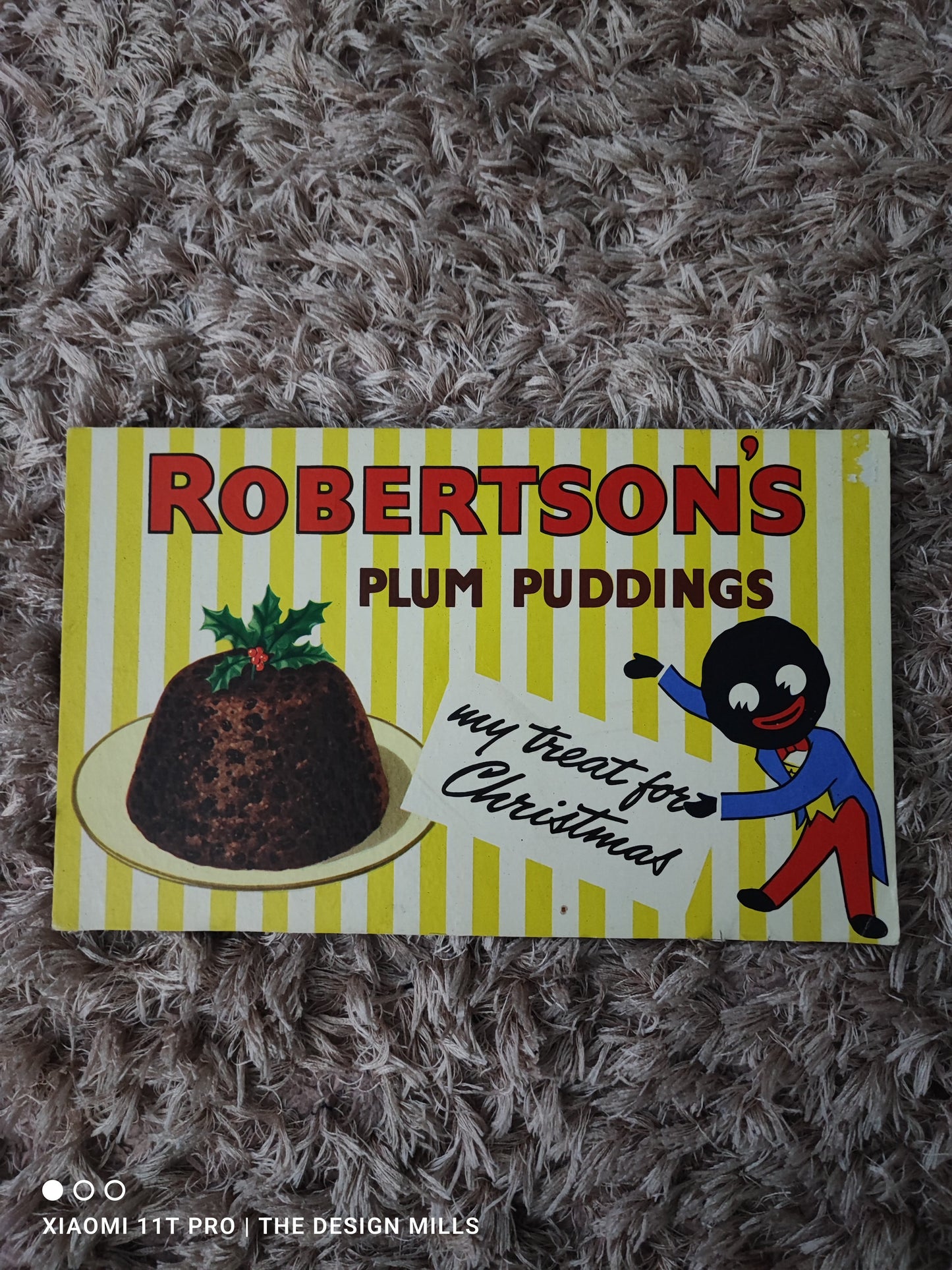 Plum Pudding Showcard 12”W x 7.5”H