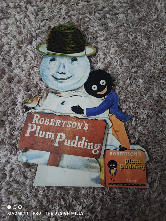 Plum Pudding Showcard 14.5”W x 19.5”H