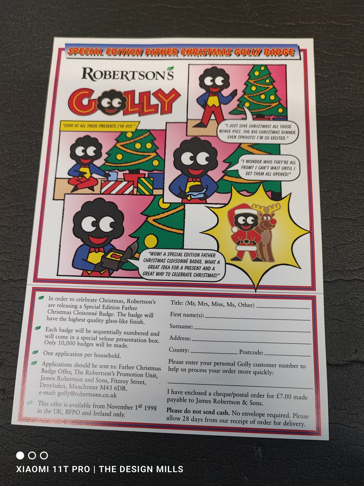 Santa and Rudolph Leaflet