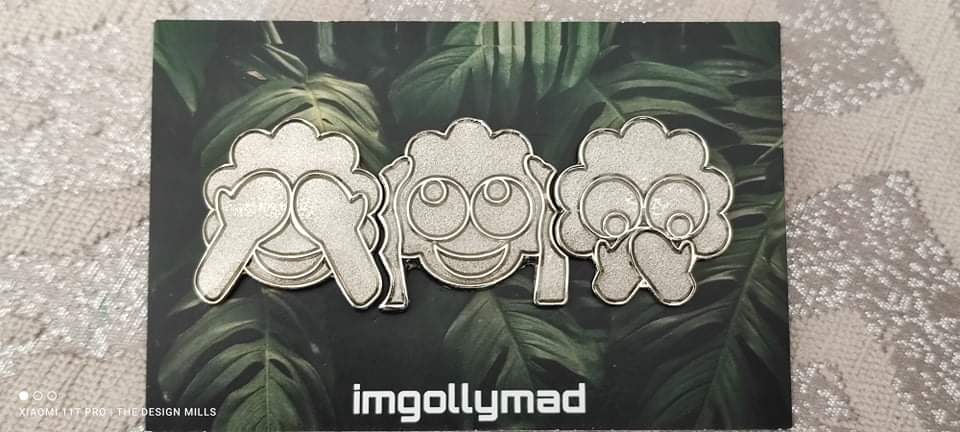 See No Evil Unenamelled Trio