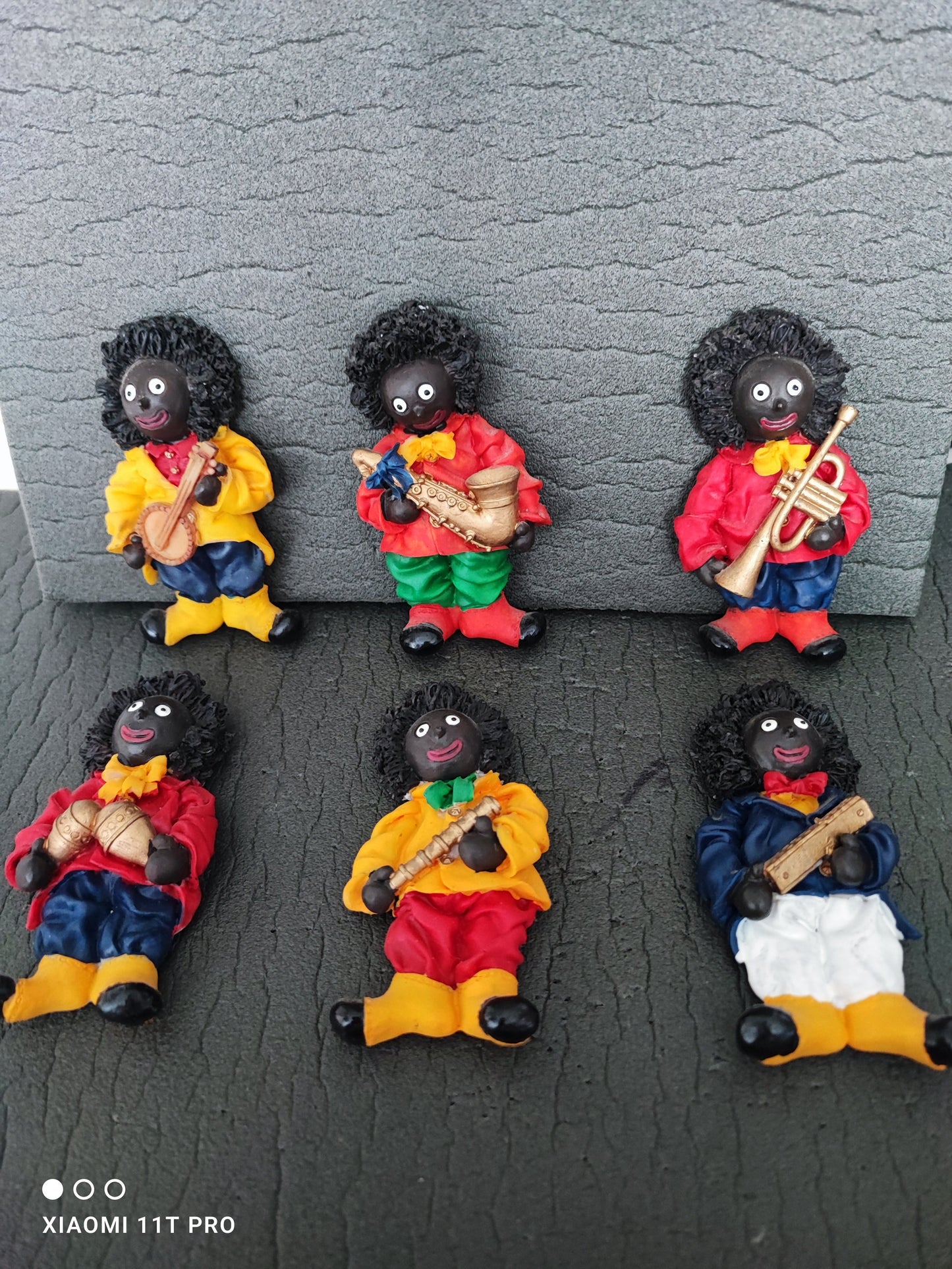 Set of 6 Golly Magnets