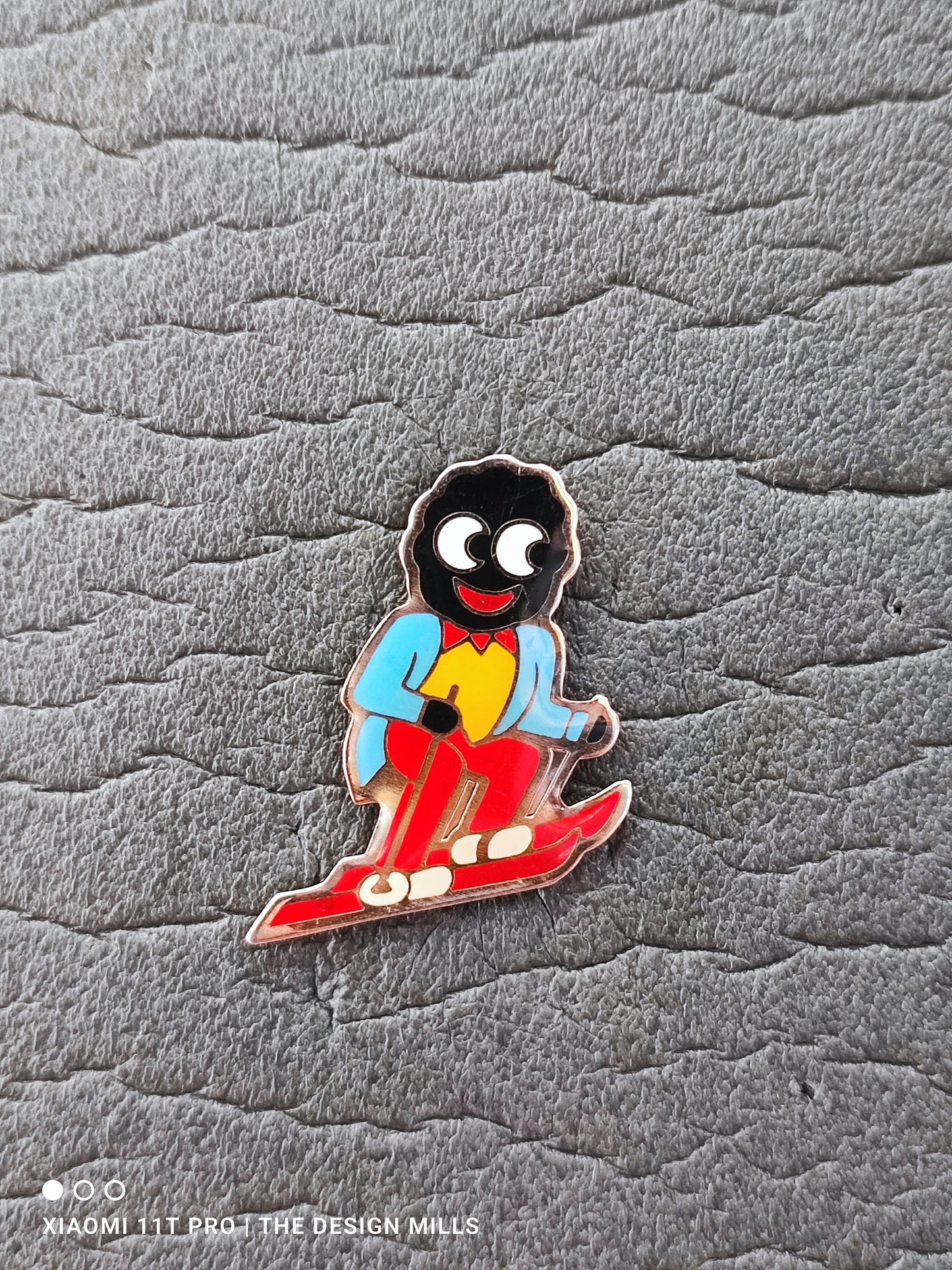 Skier NO STAMP Acrylic Coat