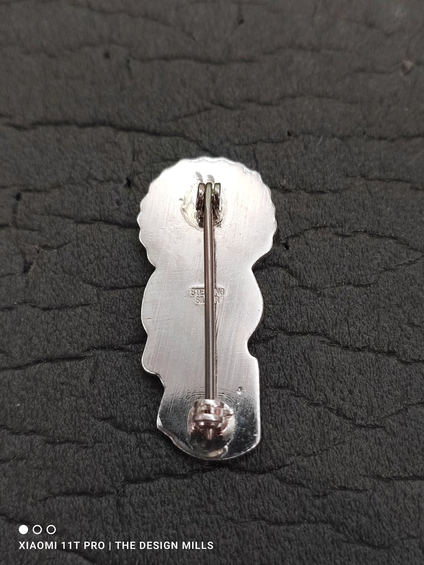 Sterling Silver Cricketer Unenamelled
