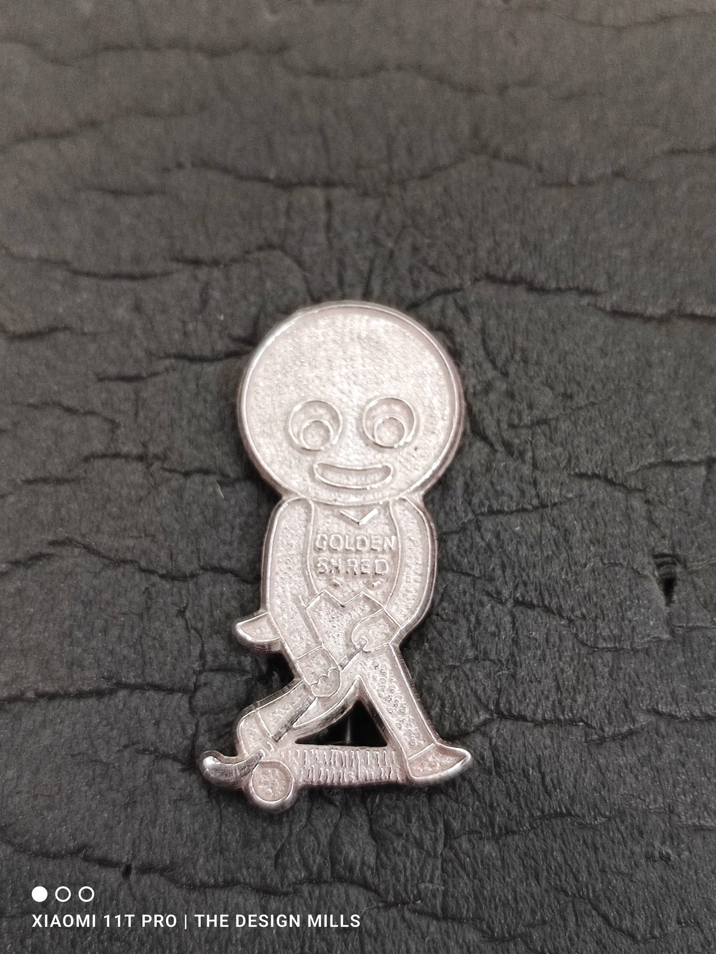 Sterling Silver Hockey Player Unenamelled