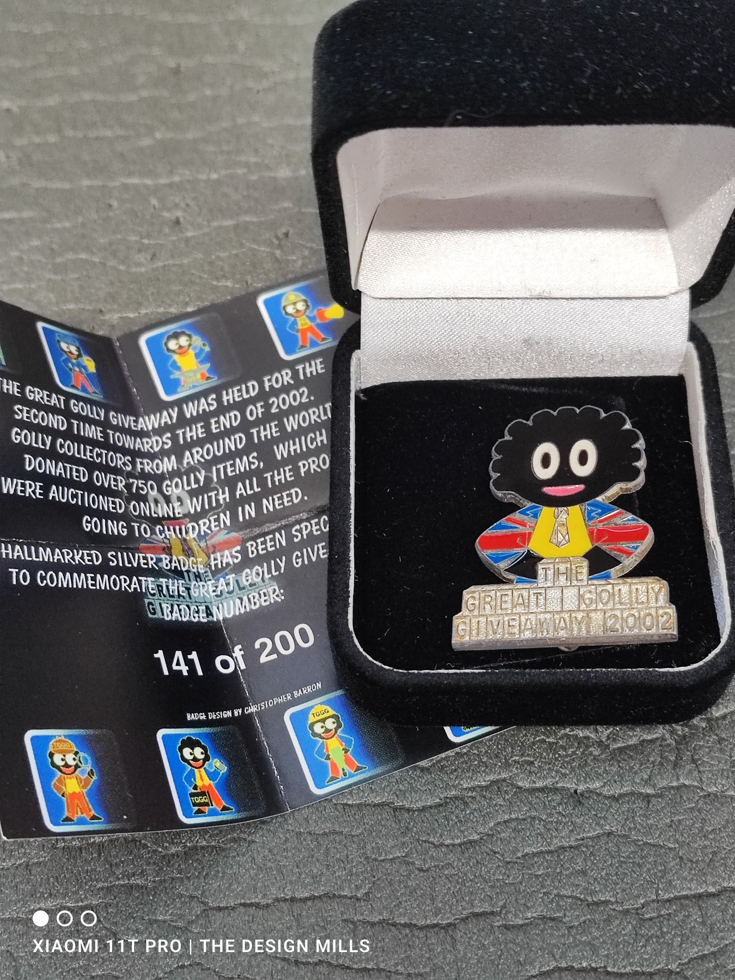 TGGG 2002 Solid Silver Badge Boxed Woth Cert