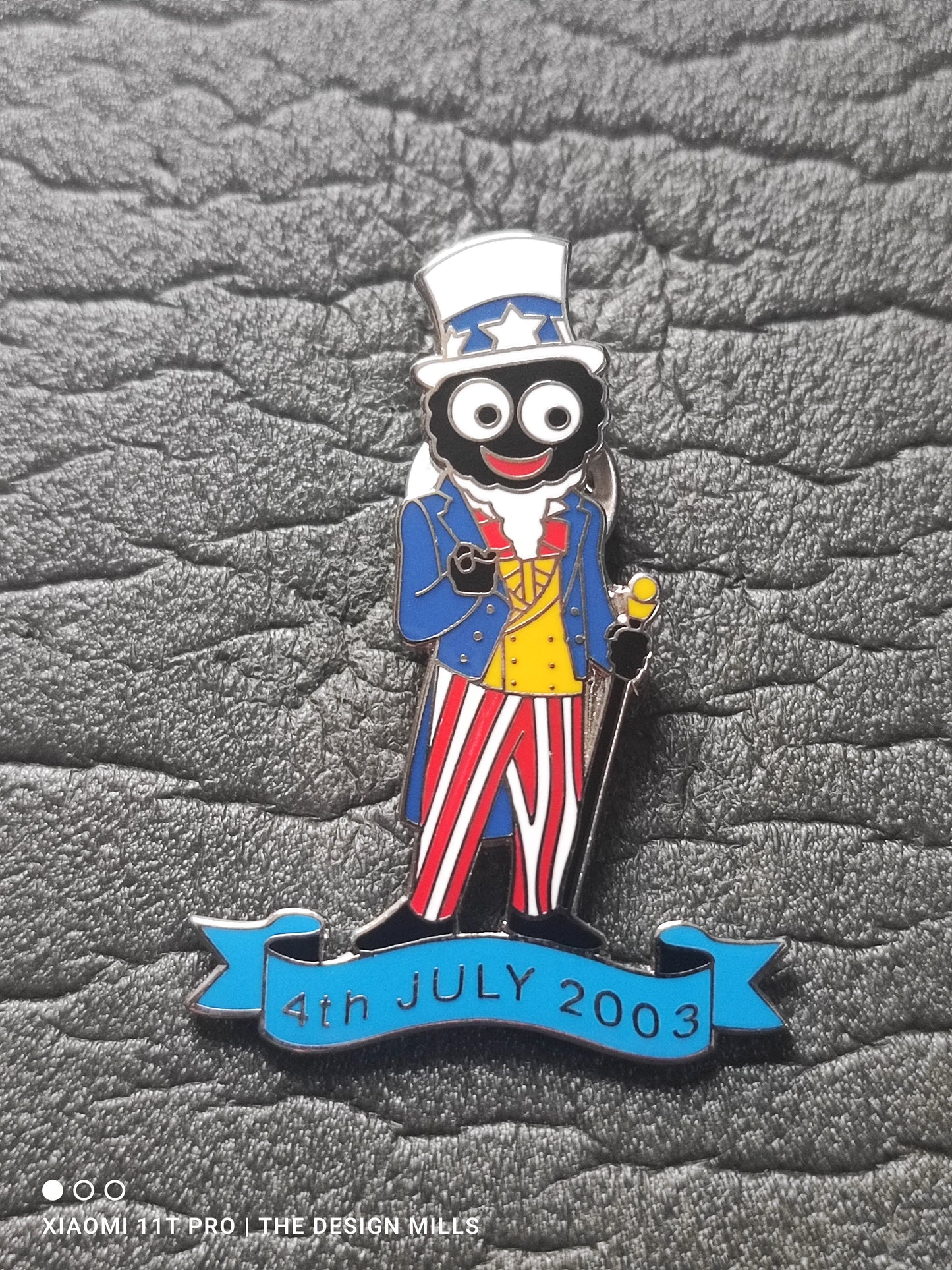 Uncle Sam 4th July Blue Banner