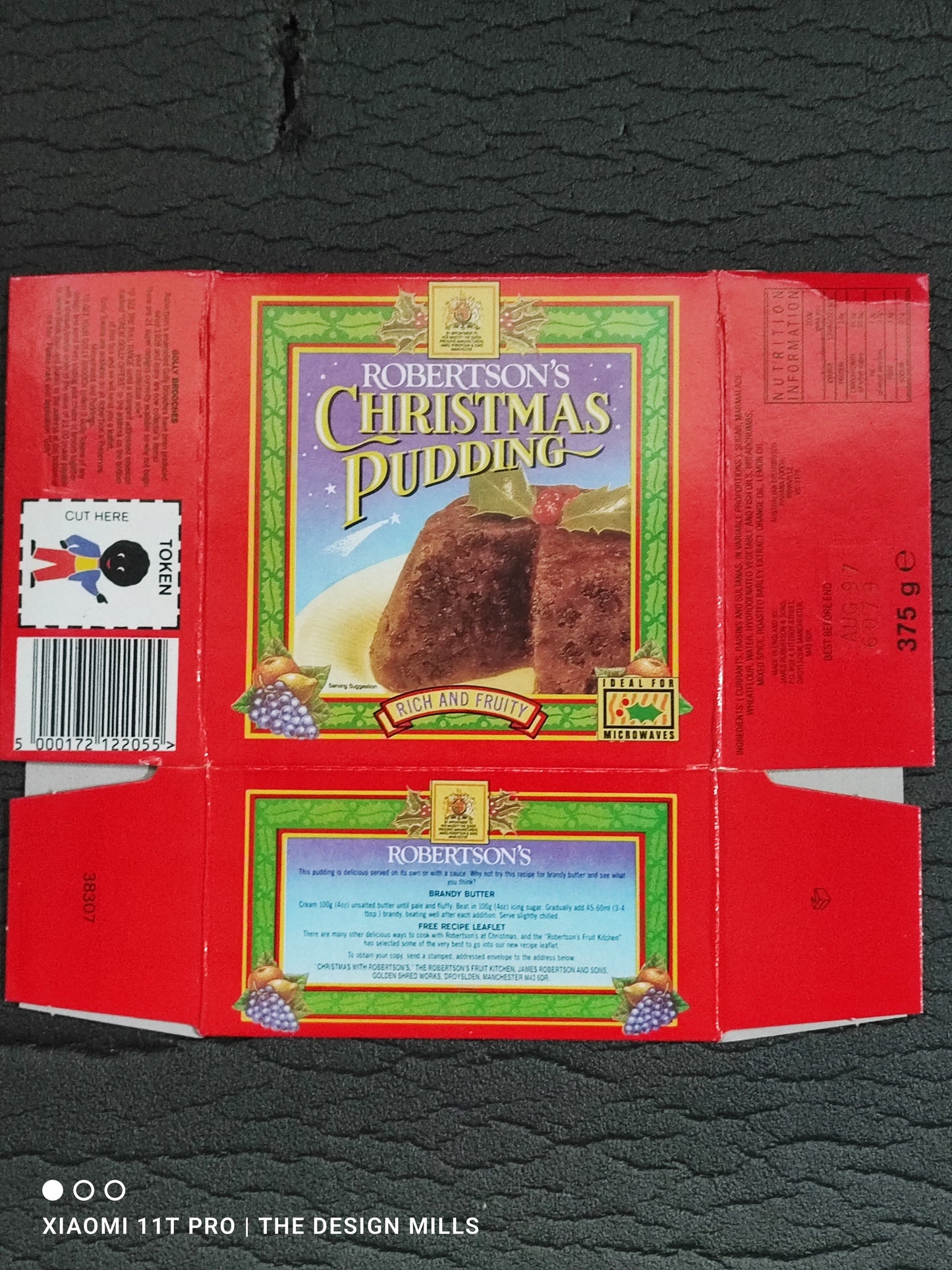 Xmas Pudding Box With Token